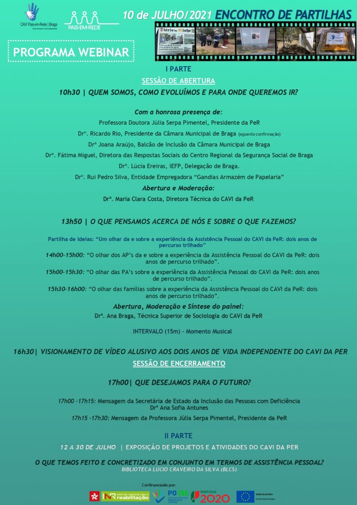 Programa Webinar Julho